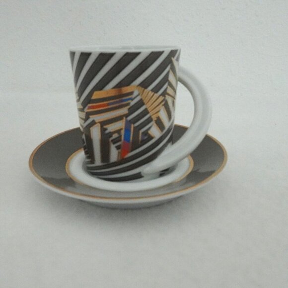 Rosenthal Studio-Line Cupola Espresso Cup Saucer Espresso Sammeltasse 24 Signed - Picture 1 of 10